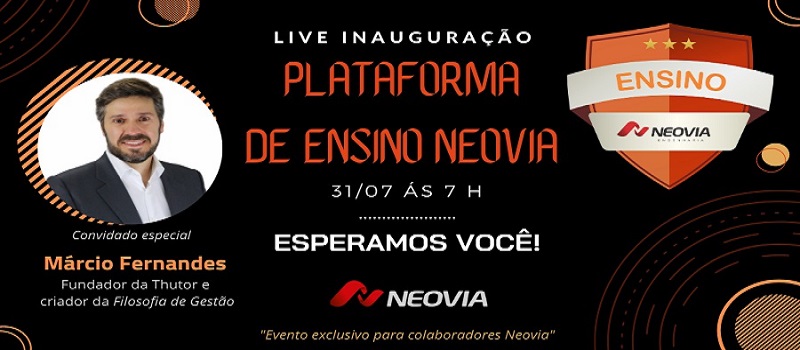Banner - Institucional | Live Inauguração | Ensino Neovia